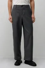 Antioch Grey Relaxed Fit Men's Trousers