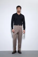 Pull homme à col polo bleu marine Antioch