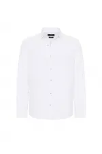 Antioch White Linen Blend Men's Shirt