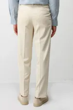 Pantalon Antioch Ecru coupe droite pour homme