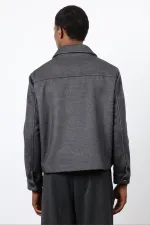 Antioch Anthracite Wool Blend Men's Jacket