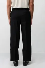 Antioch Siyah Relaxed Fit Kemerli Erkek Pantolon Antioch Siyah Relaxed Fit Kemerli Erkek Pantolon