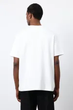 Antioch Ekru Regular Fit Basic Erkek T-Shirt