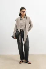 Antioch Vizon Mendil Detaylı Kadın Gömlek