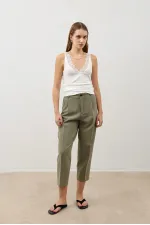 Antioch Khaki Women's Trousers with Pens