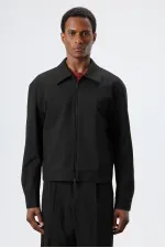 Antioch Siyah Çizgili Mevsimlik Erkek Mont