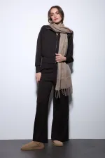 Antioch Koyu Kahve Fermuarlı Kadın Eşofman Takım