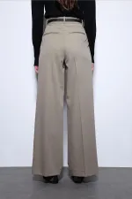 Antioch Taş Geniş Paça Kadın Pantolon