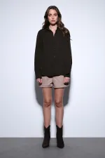 Antioch Kahve Premium Kadın Gömlek