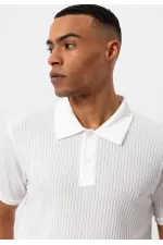 Antioch Beyaz Slim Fit Polo Yaka Erkek T-Shirt