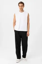 Antioch Beyaz Relaxed Fit Erkek Kolsuz T-Shirt Antioch Beyaz Relaxed Fit Erkek Kolsuz T-Shirt