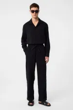 Antioch Black Textured Men's Shirt