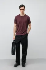T-shirt homme Antioch Plum coupe classique en tissu technique modal