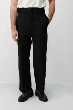 Antioch Siyah Relaxed Fit Kemerli Erkek Pantolon Antioch Siyah Relaxed Fit Kemerli Erkek Pantolon