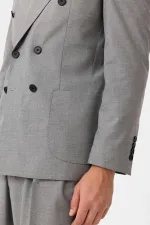 Costume homme Antioch gris croisé coupe italienne