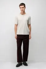 Antioch Stone Button Collar Men's T-Shirt