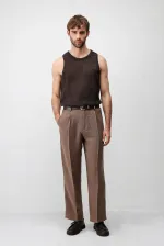 Antioch Kahve Lyocell Karışımlı Erkek Pantolon
