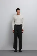 Pull en maille texturée blanc cassé Antioch pour homme