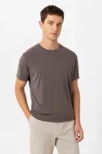 T-shirt homme Antioch Coffee coupe classique en tissu technique modal