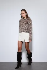 Veste Antioch Stone à imprimé animal