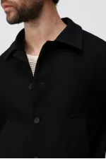 Veste de printemps Antioch noire coupe décontractée pour homme