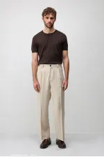 Antioch Coffee Textured Men's Knit T-Shirt