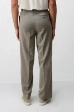 Pantalon homme Antioch kaki coupe décontractée avec ceinture