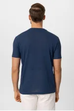 Antioch Lacivert V Yaka Basic Erkek T-Shirt