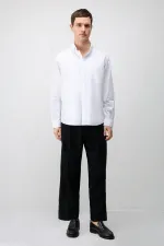 Antioch Beyaz Relax Fit Erkek Gömlek