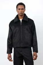 Antioch Siyah Yumuşak Dokulu Erkek Mont