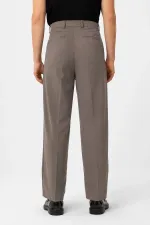 Antioch Sütlü Kahve Çift Pileli Baggy Fit Erkek Pantolon Antioch Sütlü Kahve Çift Pileli Baggy Fit Erkek Pantolon