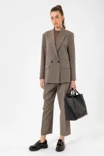 Débardeur court côtelé pour femme Antioch Coffee