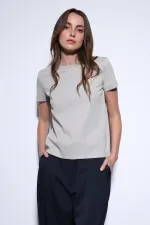 Antioch Taş Basic Kadın T-Shirt