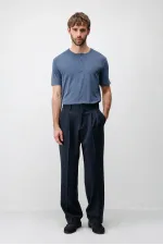 Antioch Navy Relaxed Fit Men's Trousers