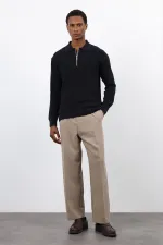 Pull en maille bleu marine Antioch pour homme