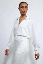 Ensemble de survêtement rayé à jambes larges Antioch Off-White