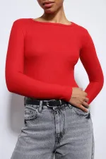 T-shirt à manches longues Antioch Red Basic