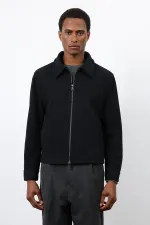Antioch Black Wool Blend Men's Jacket