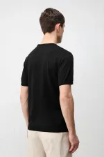Antioch Siyah Comfort Slim Triko T-Shirt