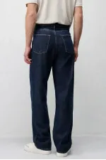 Antioch Navy Blue Baggy Fit Men's Jeans