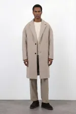 Antioch Taş Relax Fit Erkek Kaban