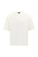 T-shirt basique décontracté Antioch Ecru pour homme