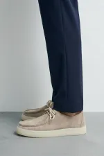 Antioch Taş Yumuşak Dikişli Burun Deri Ayakkabı