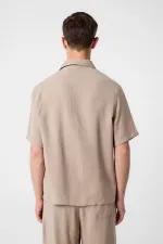 Antioch Bej Modal Kumaş Erkek Gömlek