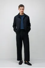 Antioch Navy Relaxed Fit Spring Men's Jacket