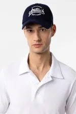 Chapeau brodé bleu marine Antioch pour homme