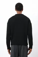 Antioch Black Knitted Men's Sweater
