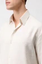 Chemise homme Antioch Stone en mélange modal coupe décontractée