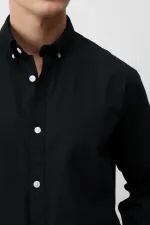 Antioch Siyah Relax Fit Erkek Gömlek