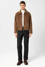 Veste pour homme Antioch Coffee, texture douce et décontractée